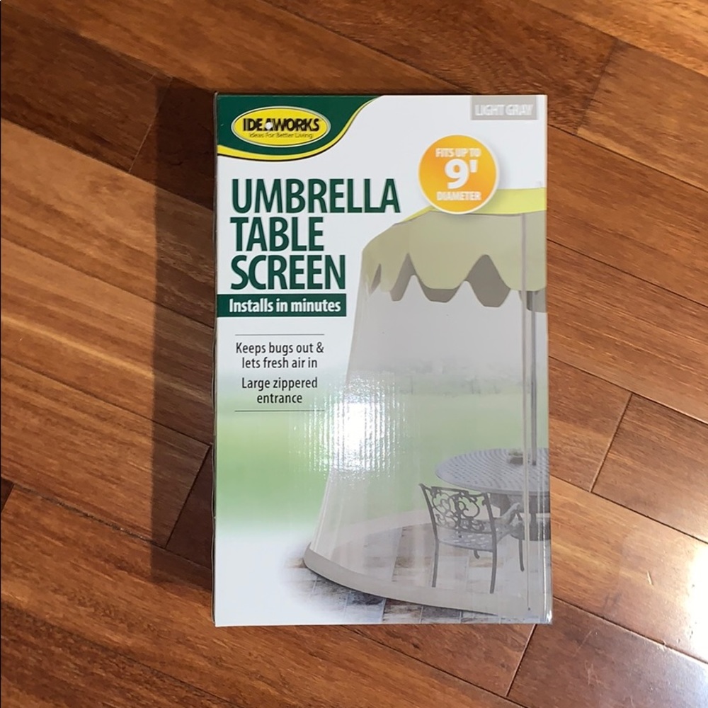 9’ Umbrella Table Screen